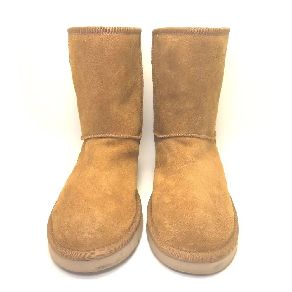 Koolaburra by UGG Koola Short Chestnut Suede Boots Womens 10 NWOT 1017090